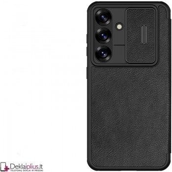 Nillkin Qin Pro odinis atverčiamas dėklas - juodas (Samsung Galaxy S25 Plus) Nillkin Qin Pro odinis atverčiamas dėklas - juodas (Samsung Galaxy S25 Plus)